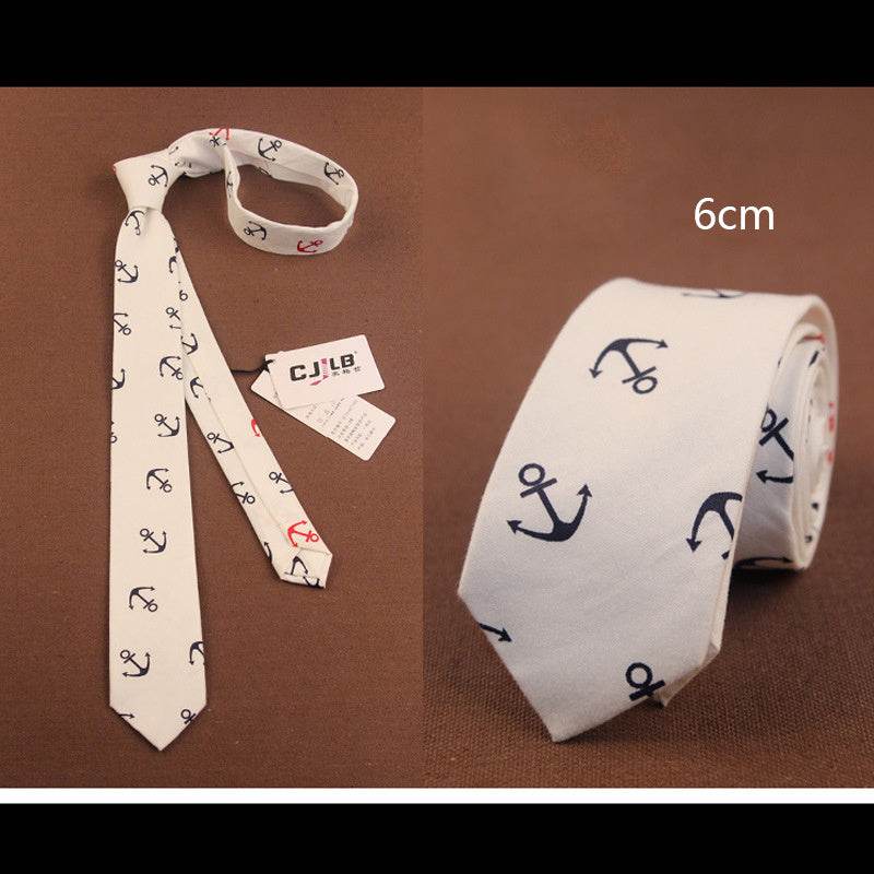 Buycenter Korean Narrow Tide Tie - Casual Fashion, Adjustable Length - Buy Center US