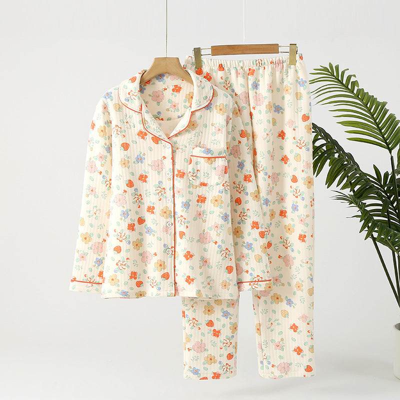 Buycenter Women's Quilted Pajamas - Warm Loose Fit Homewear for Comfort - Buy Center US