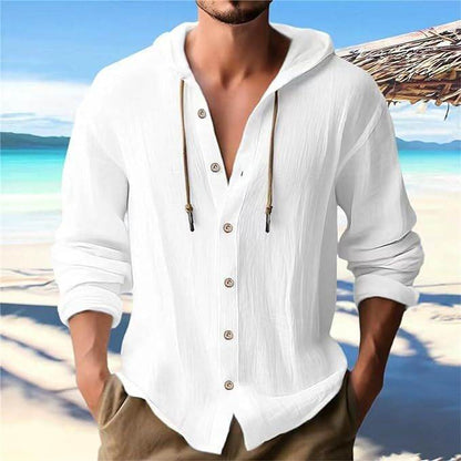 Buycenter Men's Casual Long-Sleeved Top - Stylish Cardigan in Various Colors - Buy Center US
