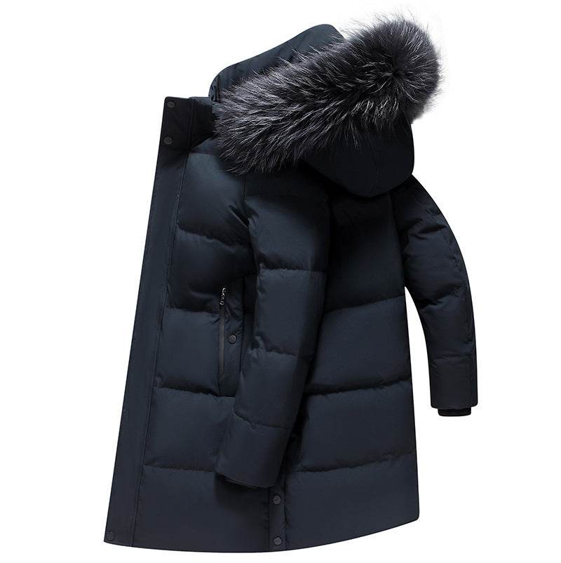 Buycenter Fur Collar Down Jacket - Thick and Warm, Cold-Resistant Style - Buy Center US