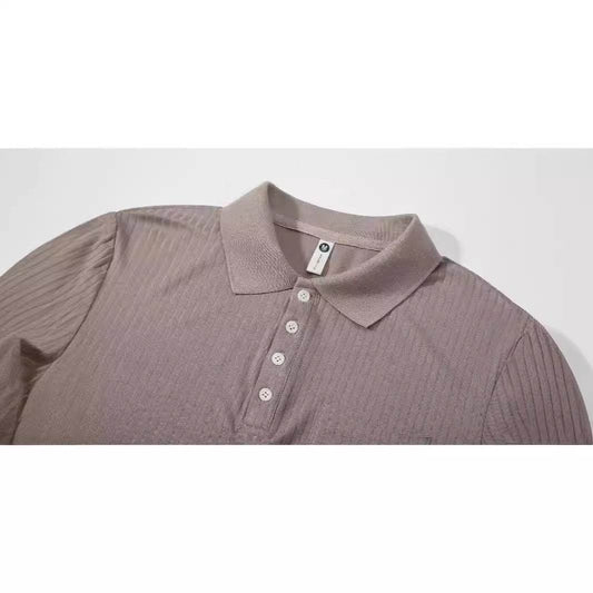 Trendy Men's Cotton Stripe Short Sleeve Shirt - Slim Fit for Summer - Buy Center US