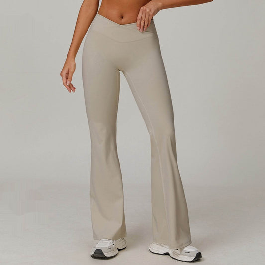 Women's High Waist Bell-Bottom Pants - Versatile Sport & Leisure Fit - Buy Center US