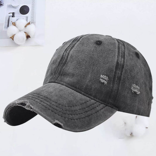Adjustable Washed Baseball Cap - Embroidered & Printed for All Seasons - Buy Center US