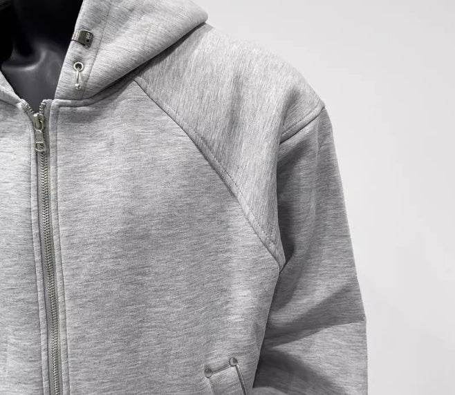Buycenter Trendy Loose Retro Cardigan Sweater - Zippered & Hooded - Buy Center US