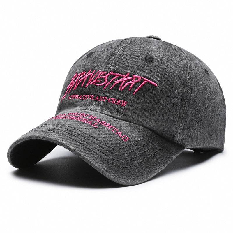 Faded Washed Distressed Baseball Cap - Adjustable Cotton, Retro Style - Buy Center US