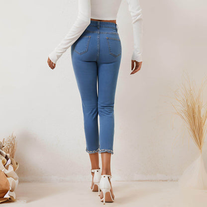 Women's High Waist Slimming Stretch Denim Jeans - Fresh & Sweet Style - Buy Center US