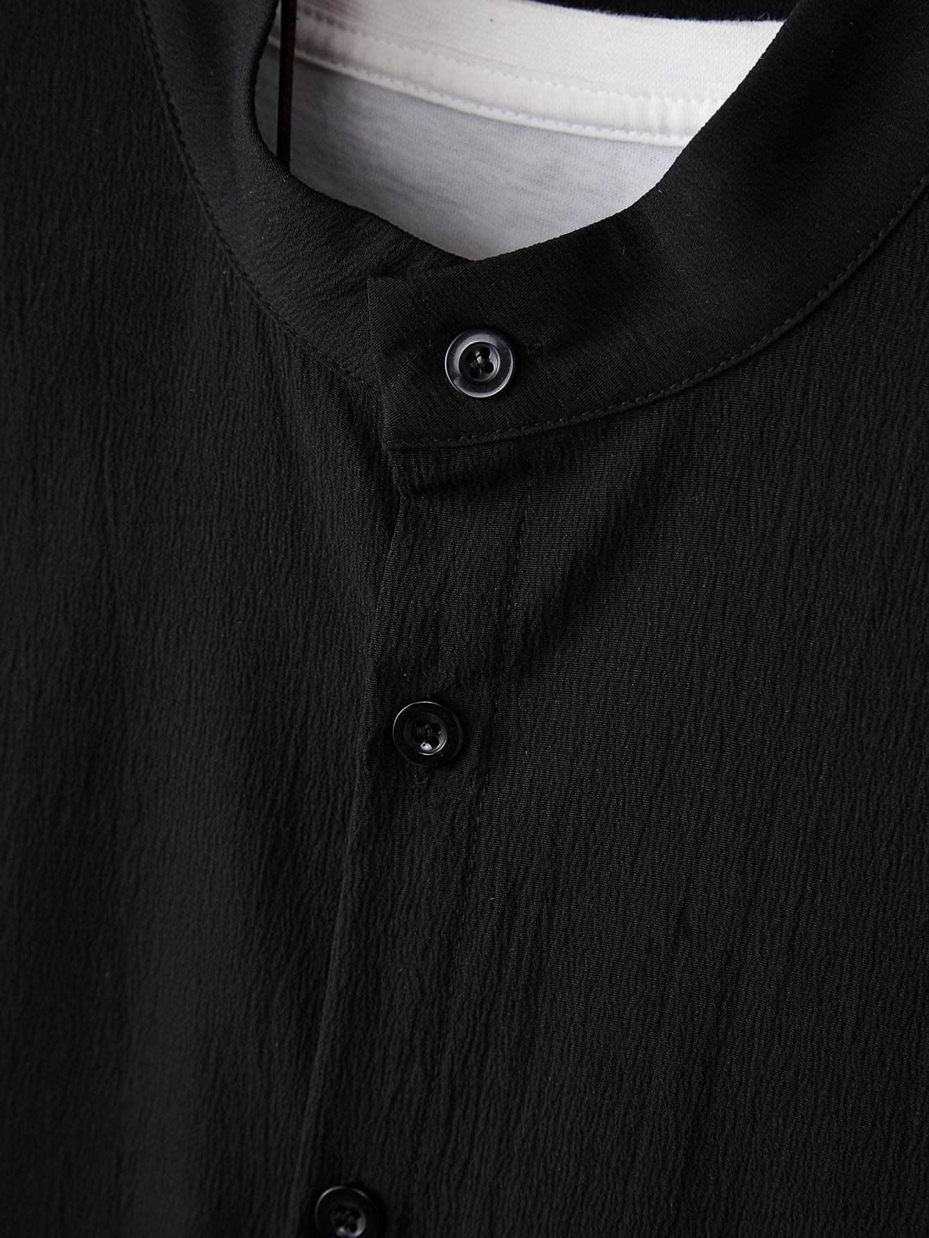 Stylish Men’s Solid Color Casual Shirt & Trouser Set - Perfect for Outings - Buy Center US