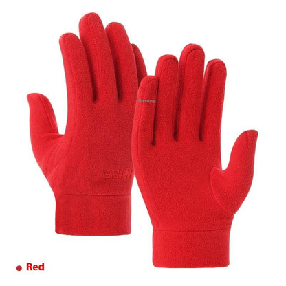 Warm Polar Fleece Gloves - Stylish & Thick for Winter Riding - Buy Center US