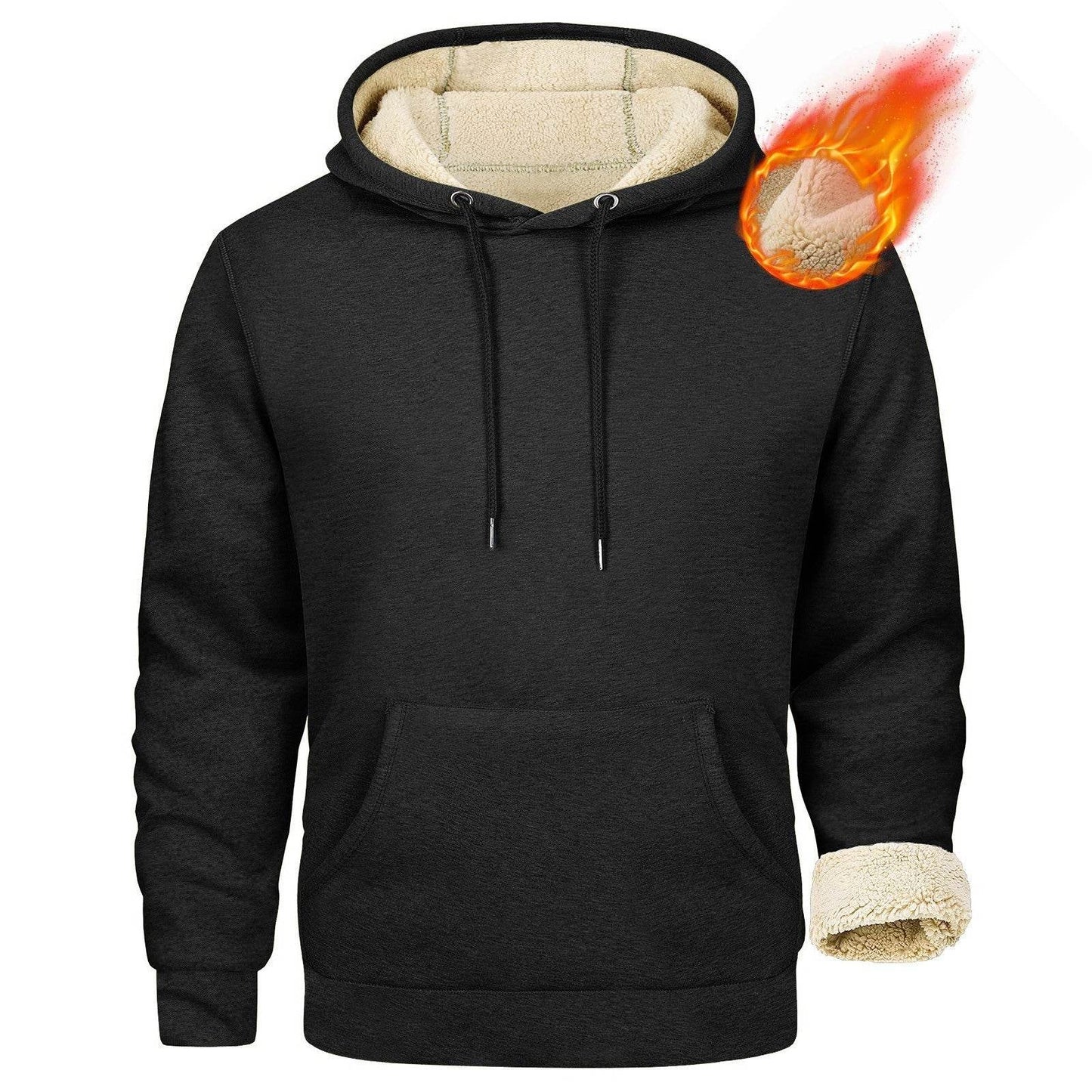 Buycenter Casual Cashmere Hoodie Cardigan - Slim Fit, Long Sleeve, 10 Colors - Buy Center US