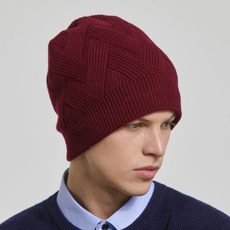 Buycenter Men's Fleece Knitted Hat - Warm Adjustable Winter Accessory - Buy Center US