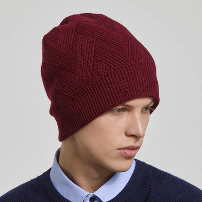 Buycenter Men's Fleece Knitted Hat - Warm Adjustable Winter Accessory - Buy Center US