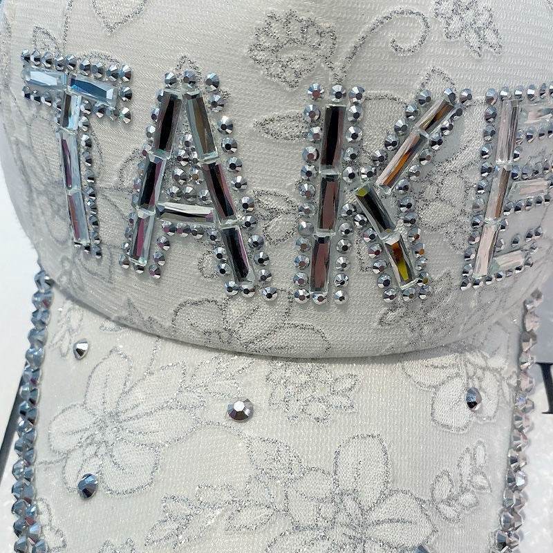 Rhinestone TAKE Women's Baseball Cap - Lightweight & Breathable for Summer - Buy Center US