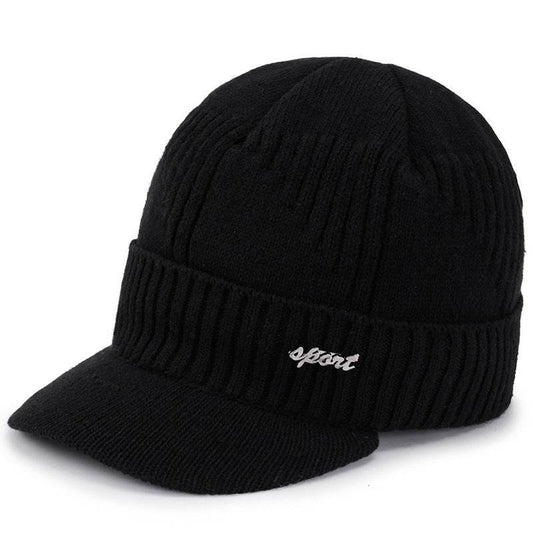 Buycenter Men's Woolen Knitted Pullover Hat - Soft, Warm & Windproof - Buy Center US
