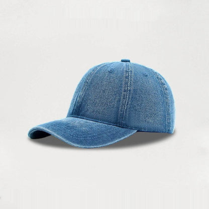 Light Blue Denim Baseball Cap - Adjustable, Breathable, Casual Style - Buy Center US