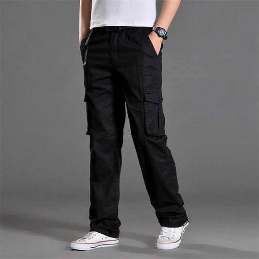 Men's Casual Pants - Comfortable Mid-Waist Trousers for Every Season - Buy Center US