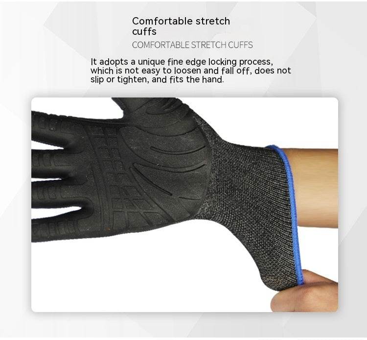 Buycenter TPE Rubber Gloves - Soft, Breathable & Non-Slip for Work - Buy Center US