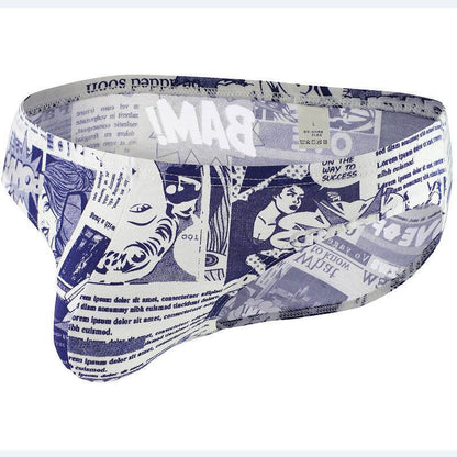 Buycenter Cotton Printed Triangle Underwear - Comfortable Low Waist Briefs - Buy Center US