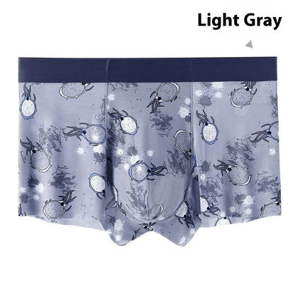 Buycenter Men's Honeycomb U Convex Boxer Briefs - Ice Silk Seamless Design - Buy Center US