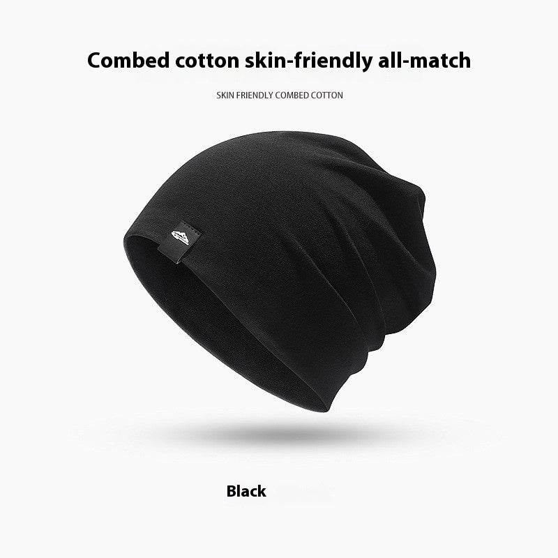 Men's Thick Wool Knitted Hat - Windproof & Warm for Autumn/Winter - Buy Center US