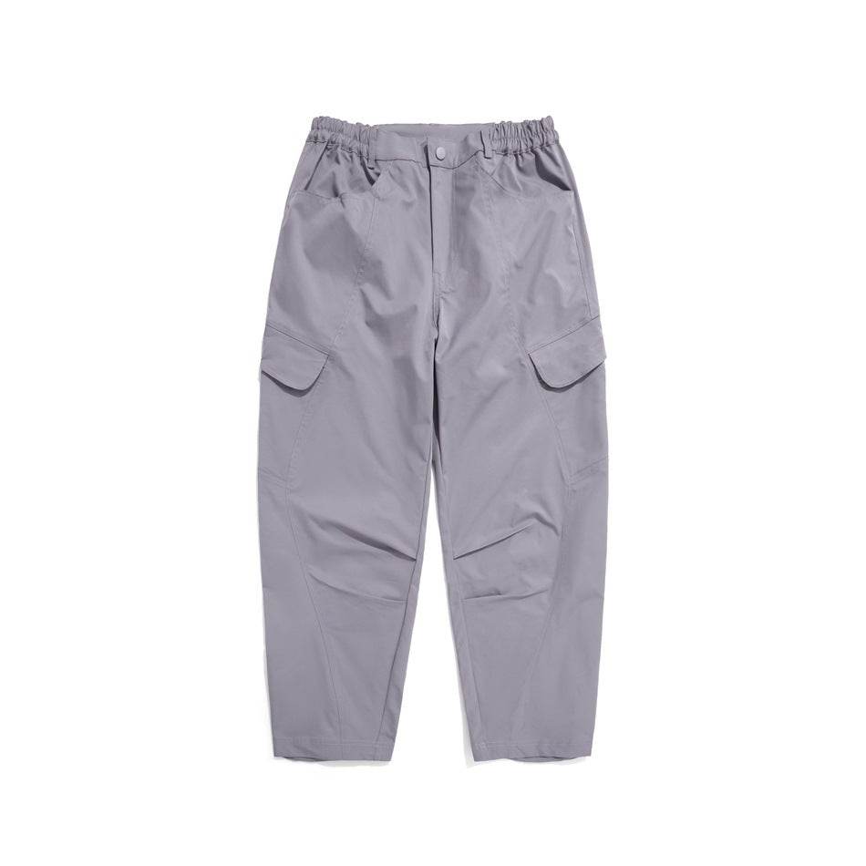 Buycenter Men's Leisure Cargo Trousers - Chemical Fiber Blend, Straight Fit - Buy Center US