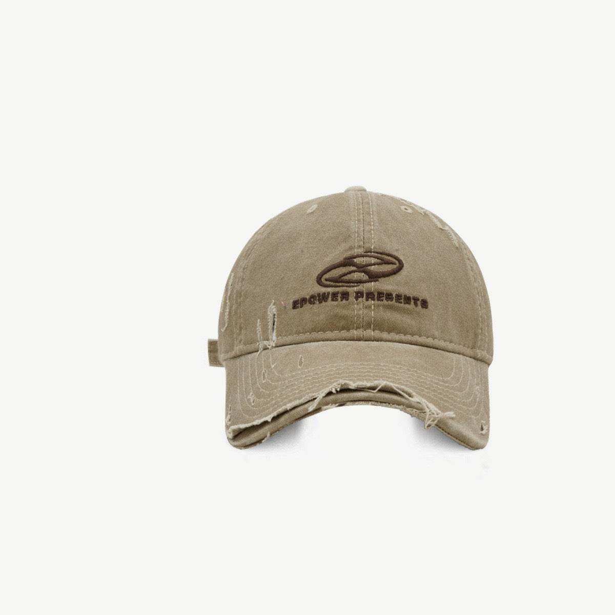 Stylish Ripped Denim Baseball Cap - Adjustable & Breathable Sunshade - Buy Center US