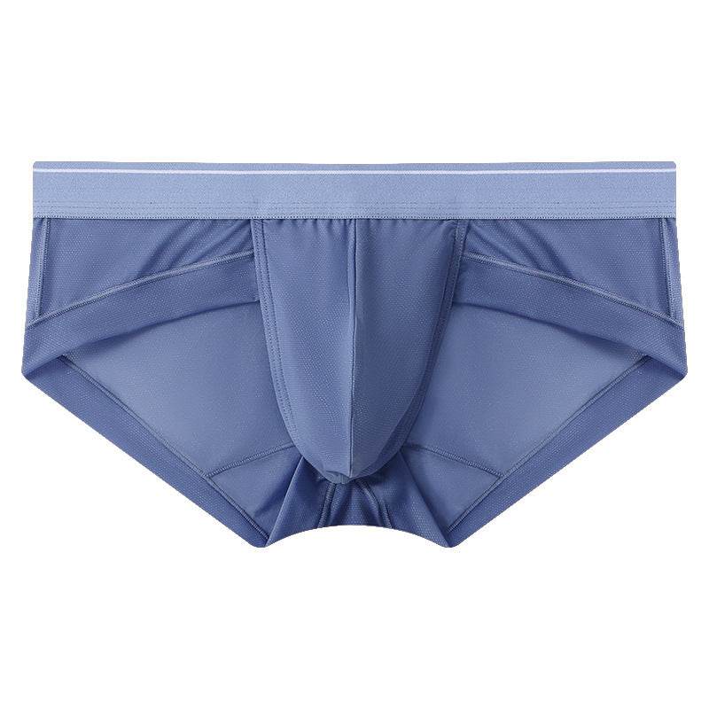 Buycenter Men's Triangle Ice Silk Shorts - Quick Dry, Solid Colors Available - Buy Center US
