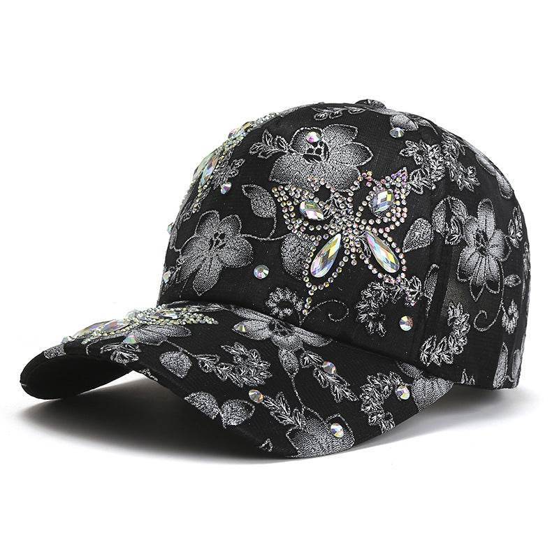 Women's Butterfly Peaked Cap Sun Hat - Breathable & Stylish Summer Attire - Buy Center US