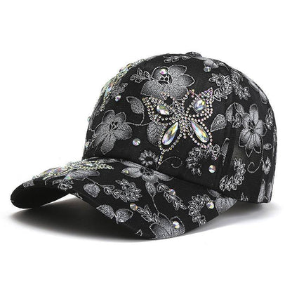 Women's Butterfly Peaked Cap Sun Hat - Breathable & Stylish Summer Attire - Buy Center US