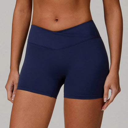 High Waist Yoga Shorts - Moisture Absorbing Sports Shorts for Women - Buy Center US