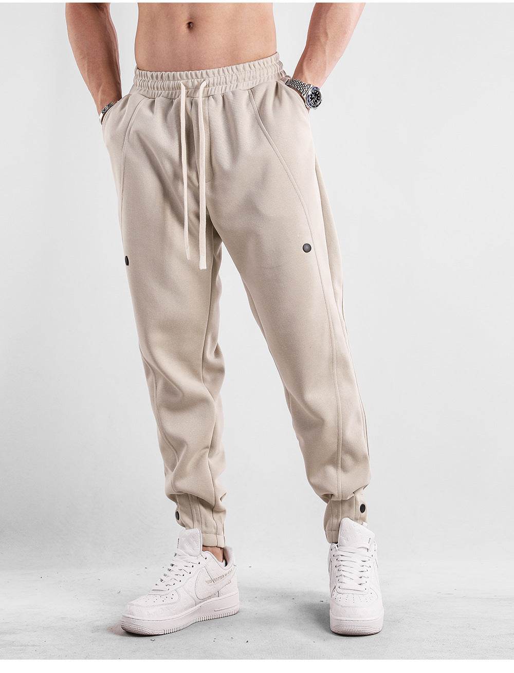 European & American Casual Men's Trousers - Light & Dark Colors Available - Buy Center US