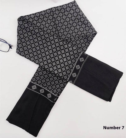 Buycenter Men's Silk Cashmere Scarf - High-End Warmth for All Seasons - Buy Center US