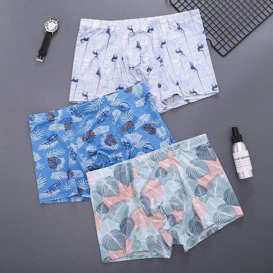 Buycenter Men's Boxer Brief Shorts - Comfortable Mid-Waist Design - Buy Center US