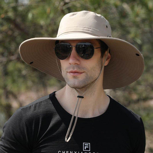 Men's Waterproof Quick-Drying Fisherman Hat - Big Brim for Hiking - Buy Center US