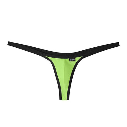 Buycenter Men's T-Back Underwear - Breathable Ice Silk, Low Waist Styles - Buy Center US