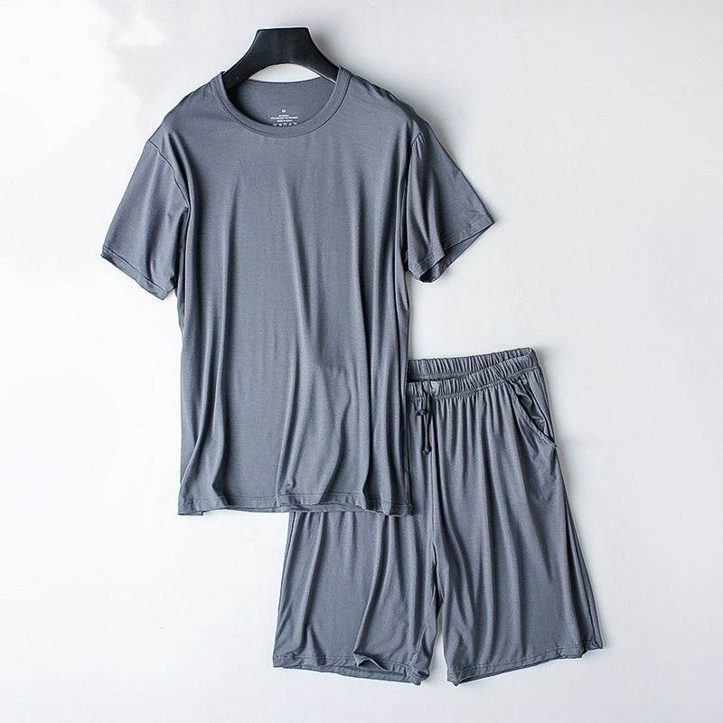 Buycenter Men's Modal Summer Pajamas - Casual, Breathable Homewear Set - Buy Center US