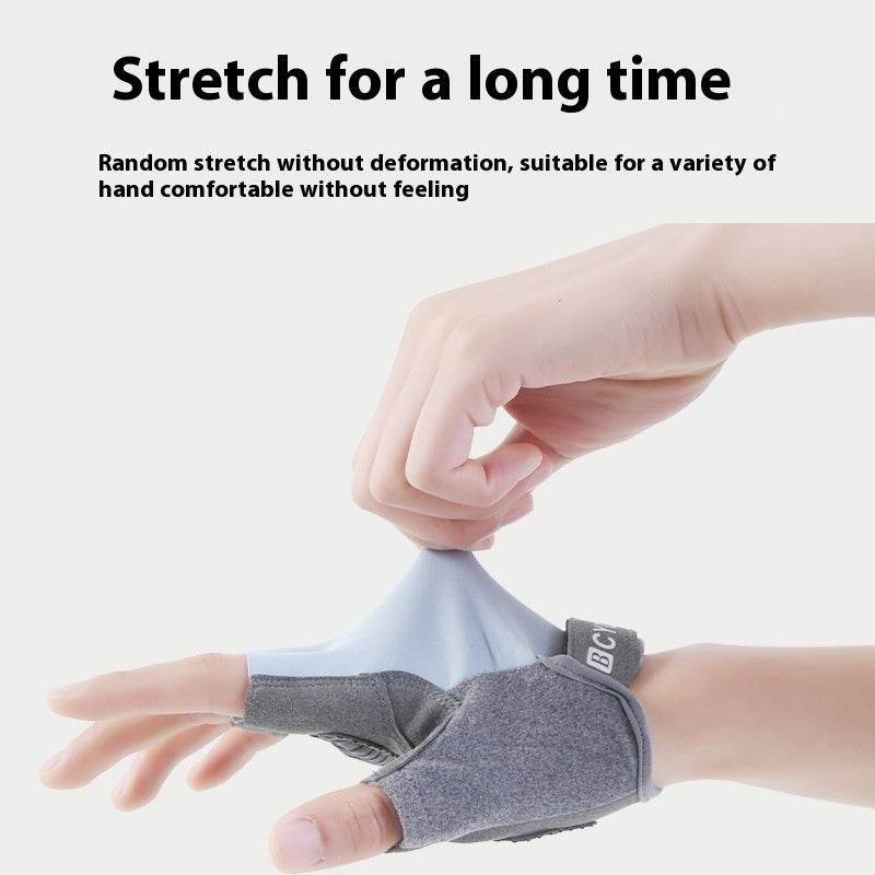 Buycenter Thin Half Finger Anti-Slip Exercise Gloves - Quick Drying, Sun Protection - Buy Center US