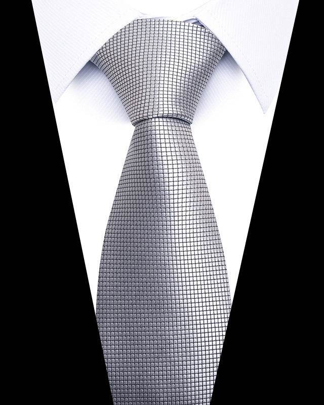 Buycenter 8cm Striped Tie - High-Quality Polyester for Professional Styling - Buy Center US
