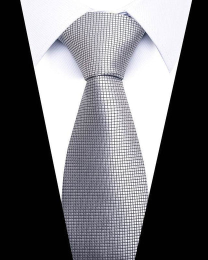 Buycenter 8cm Striped Tie - High-Quality Polyester for Professional Styling - Buy Center US