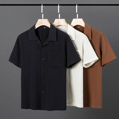 Buycenter Men's Short Sleeve Shorts Suit - Fashionable Two-Piece Set - Buy Center US