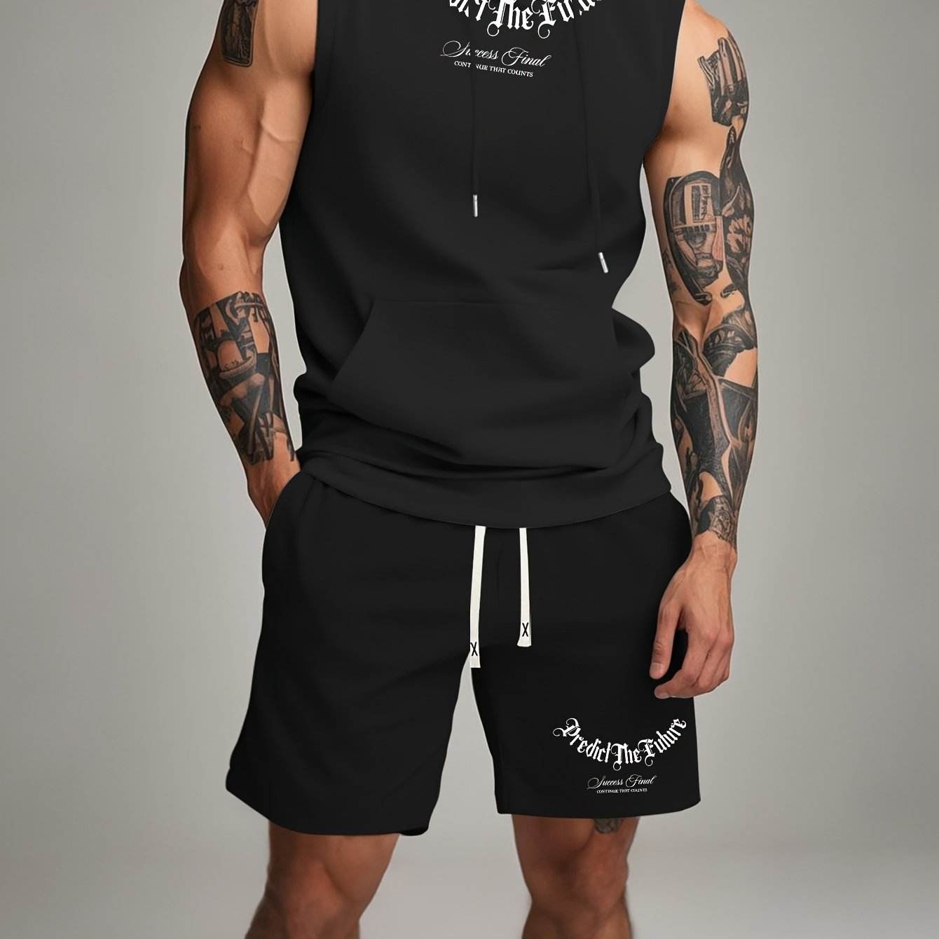 Summer Casual Sports Hoodie & Shorts Set - Trendy Fitness Suit - Buy Center US
