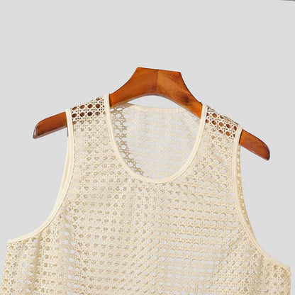 Hollow Fitness Sleeveless T-shirt - Lightweight Summer Style for All Sizes - Buy Center US