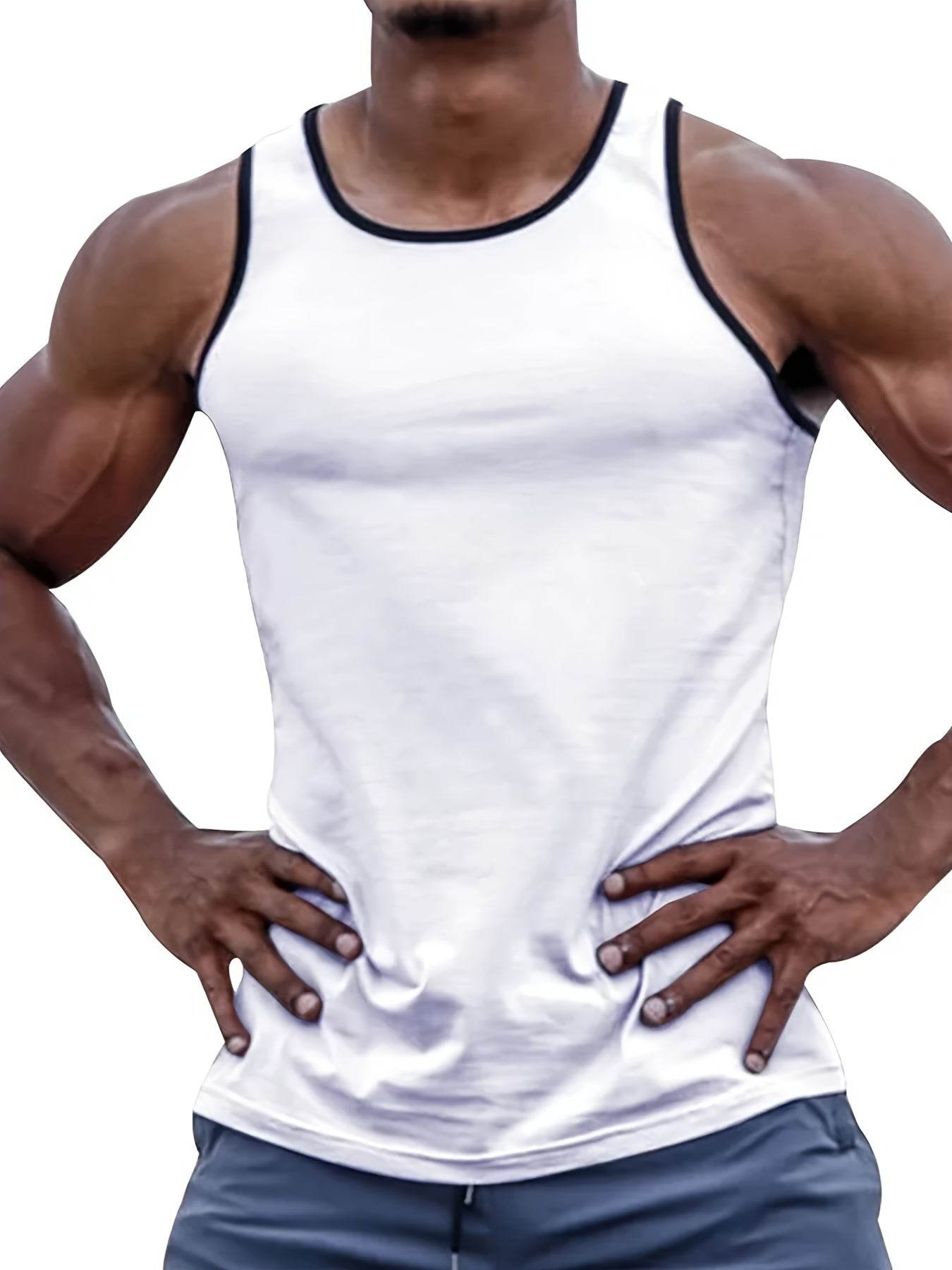 Men's Sleeveless Lightweight Tank Top - Breathable Activewear for Summer - Buy Center US