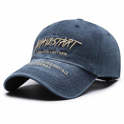 Faded Washed Distressed Baseball Cap - Adjustable Cotton, Retro Style - Buy Center US