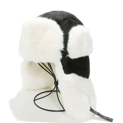 Men's Thickened Fleece Snow Hat - Thermal, Windproof Suede Design - Buy Center US