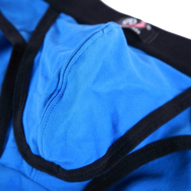 Buycenter Men's Low Waist Cotton Briefs - Solid Colors, Breathable Comfort - Buy Center US