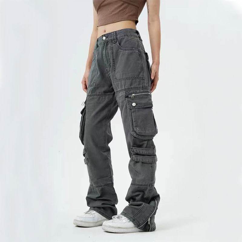 Buycenter Men's Casual Pants - Four Colors, Mid-Waist, Cotton Blend - Buy Center US