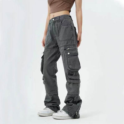Buycenter Men's Casual Pants - Four Colors, Mid-Waist, Cotton Blend - Buy Center US