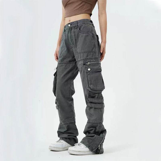 Buycenter Men's Casual Pants - Four Colors, Mid-Waist, Cotton Blend - Buy Center US