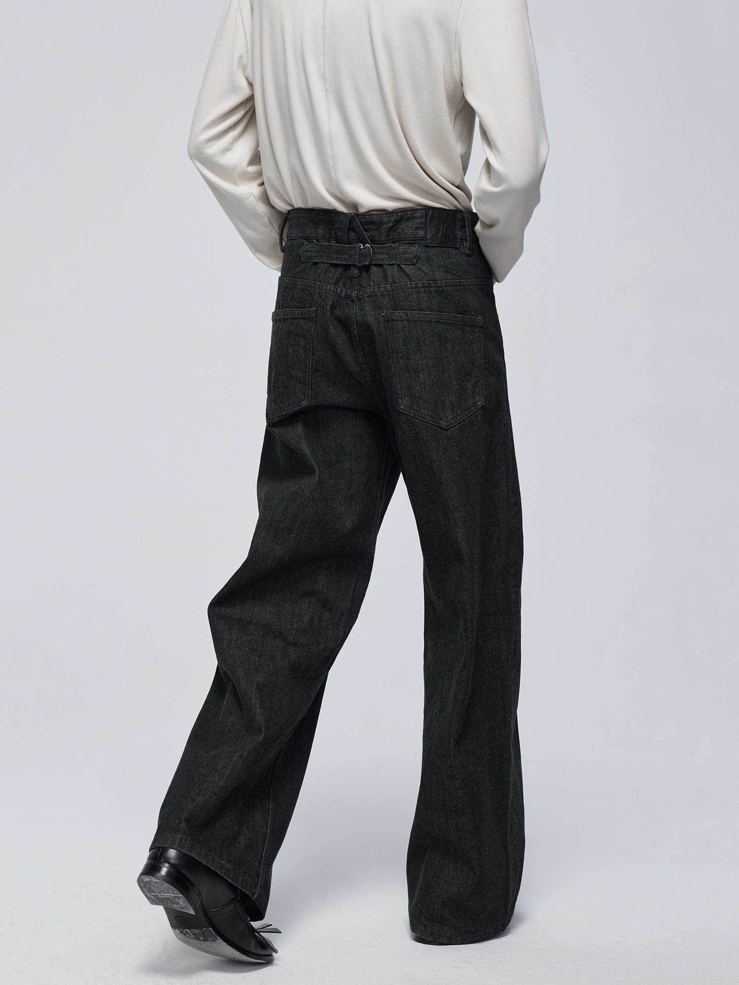 Men's Primary Red Ear Jeans - Mid-High Waist, 100% Cotton Trousers - Buy Center US
