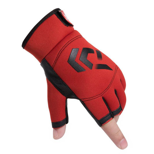 Buycenter Windproof Waterproof Fishing Gloves - Fingerless Style in Various Colors - Buy Center US